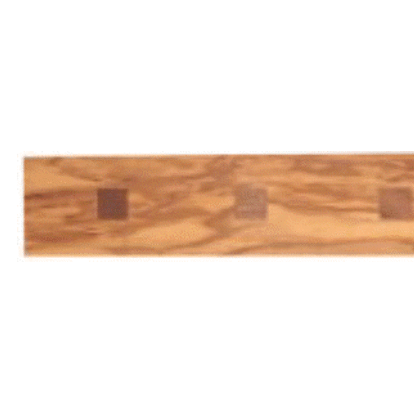 Knivholder til 6 knive Oliventræ & Valnød