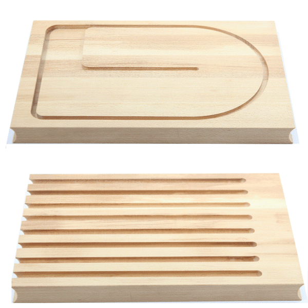 Trancherbræt og Spækbræt i Bøgetræ - dobbeltfunktion