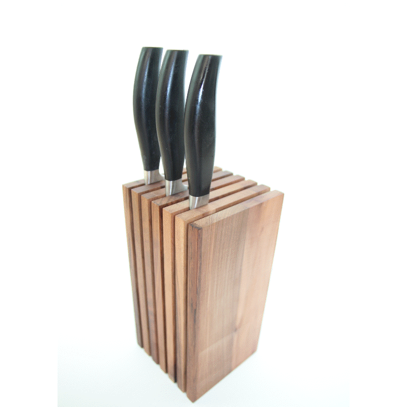 Knivblok i Robinitræ - eksklusivt design
