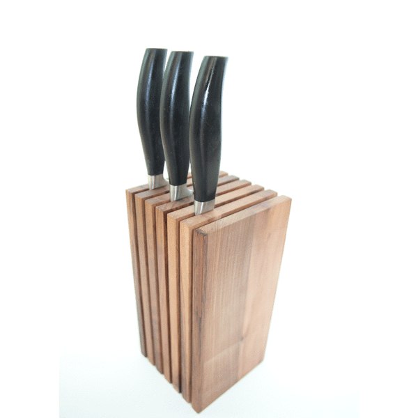 Knivblok i Robinitræ - eksklusivt design