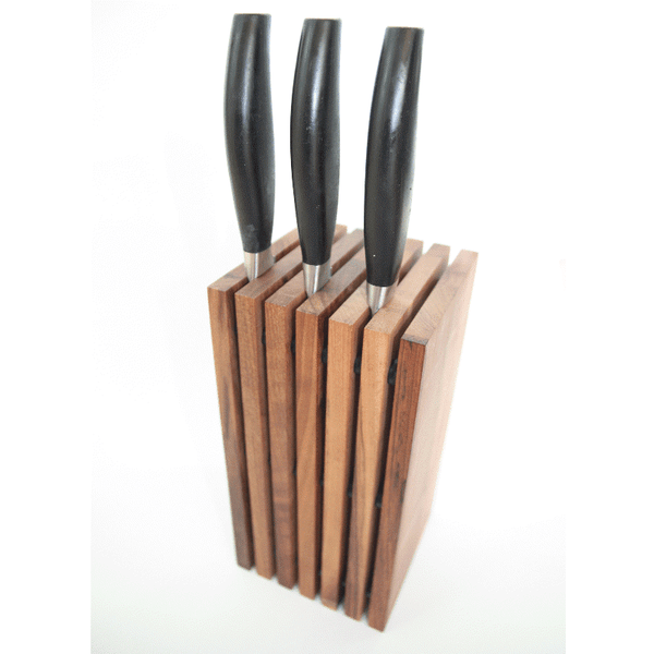 Knivblok i Robinitræ - eksklusivt design