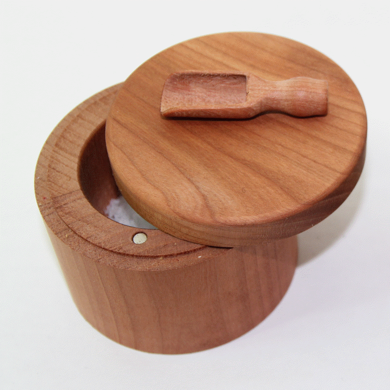 Saltkar i Kirsebærtræ