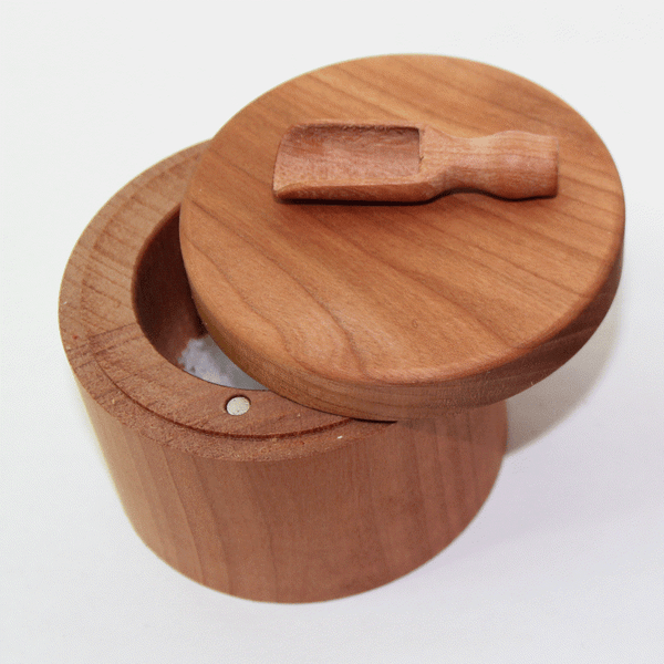 Saltkar i Kirsebærtræ