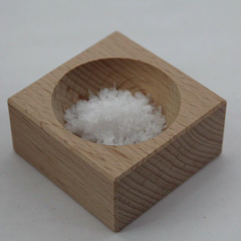 Saltkar Kvadratisk i Bøgetræ - Lille