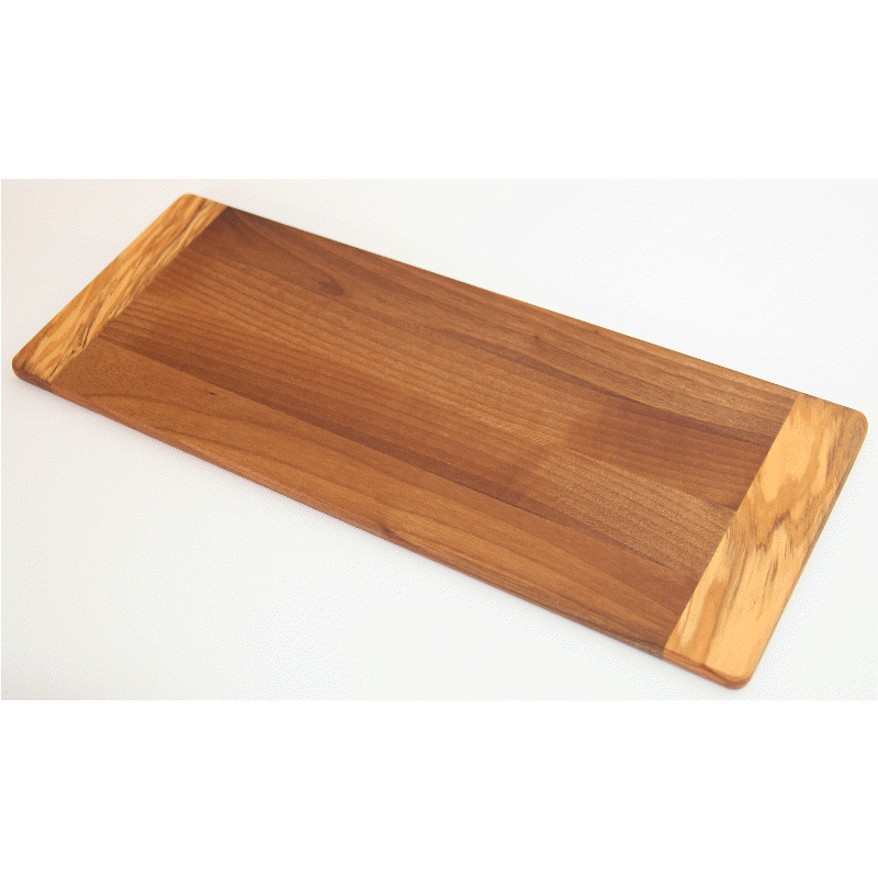 Serveringsbræt i god størrelse Valnød & Oliventræ