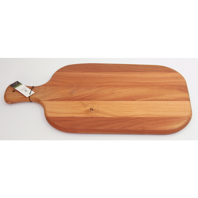 Serveringsbræt med håndtag - Kirsebærtræ