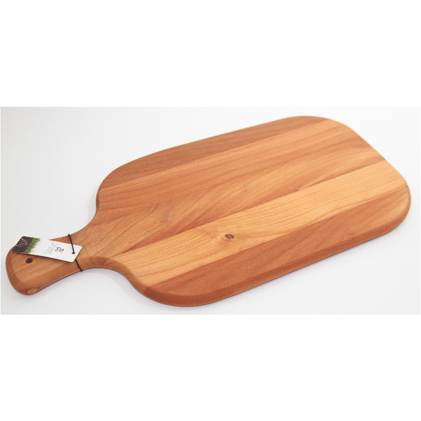 Serveringsbræt med håndtag - Kirsebærtræ