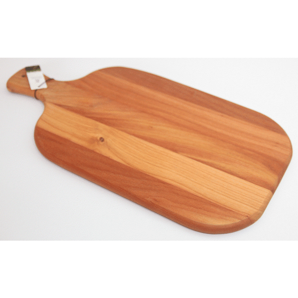 Serveringsbræt med håndtag - Kirsebærtræ
