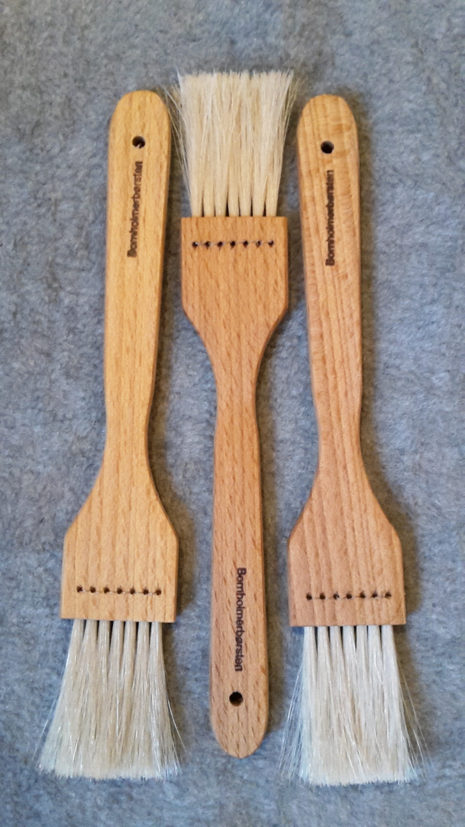 Bage- og madpensel Rund - Bøgetræ